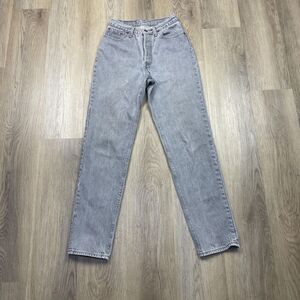 Vintage Levis 501 Jeans Womens 9 High Rise Straight Made USA 90s Denim Pants